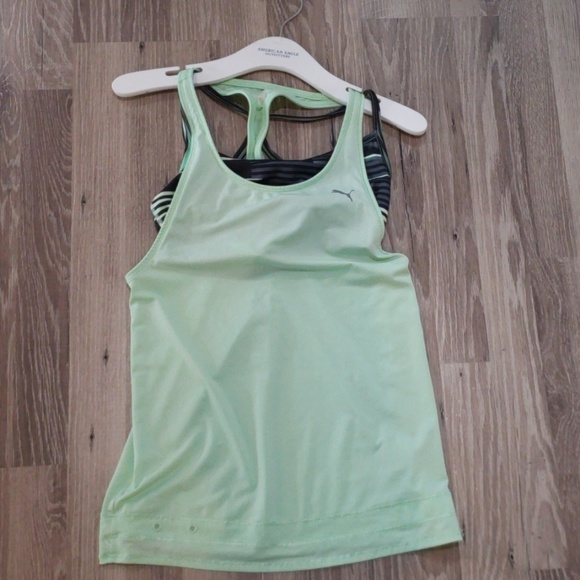 Puma Tops - Puma Racerback Tank with Sports Bra